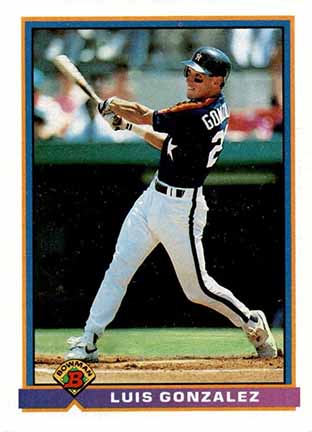 1991 Bowman Luis Gonzalez #550