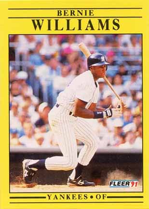 1991 Fleer Update Bernie Williams #U-49