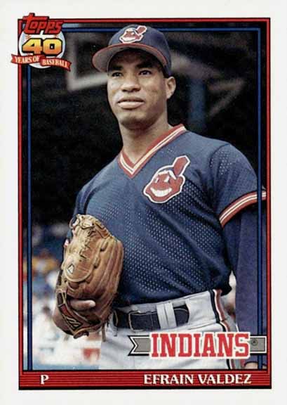 1991 Topps Efrain Valdez #692
