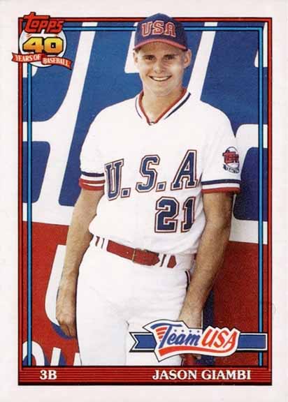 1991 Topps Traded Jason Giambi #45T