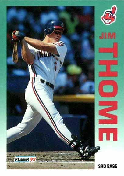 1992 Fleer Jim Thome #125