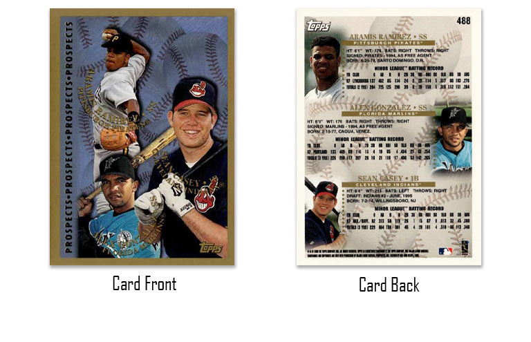 1998 Topps Sean Casey rookie card