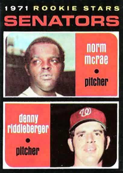 1971 Topps Norm McRae #93