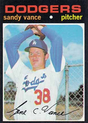 1971 Topps Sandy Vance #34