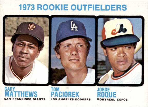 1973 Topps Gary Matthews #606