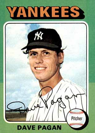 1975 Topps Dave Pagan #648