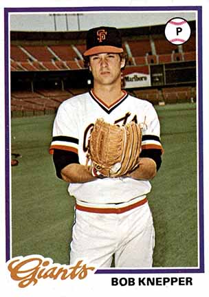 1978 Topps Bob Knepper #589
