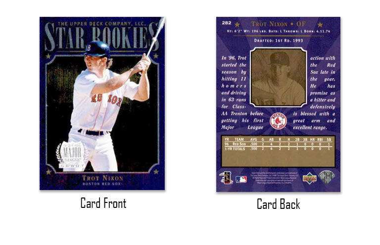 1997 Upper Deck Trot Nixon Star Rookie card
