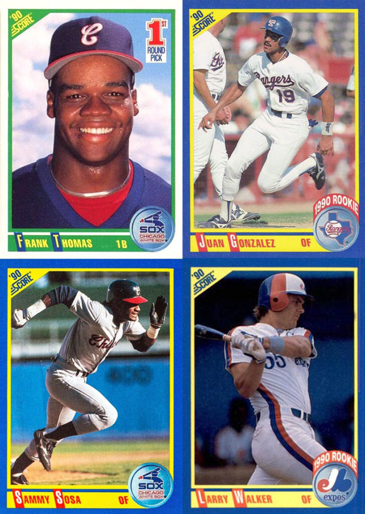 1990 Score Baseball Most Valuable Rookie Cards