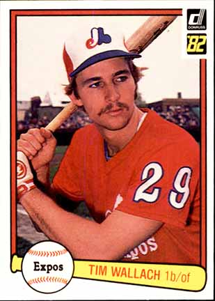1982 Donruss Tim Wallach rookie card #140