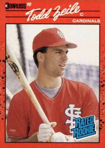 1990 Donruss Todd Zeile Rated Rookie card #29