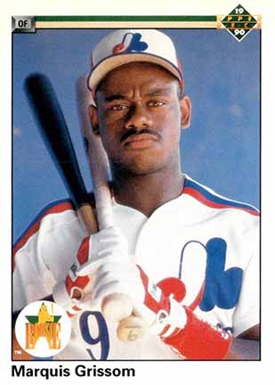 1990 Upper Deck Marquis Grissom Star Rookie #9