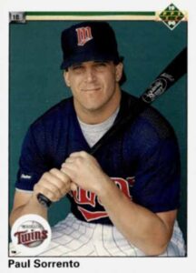 1990 Upper Deck Paul Sorrento rookie card #784