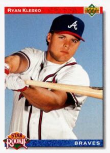 1992 Upper Deck Ryan Klesko Star Rookie #24